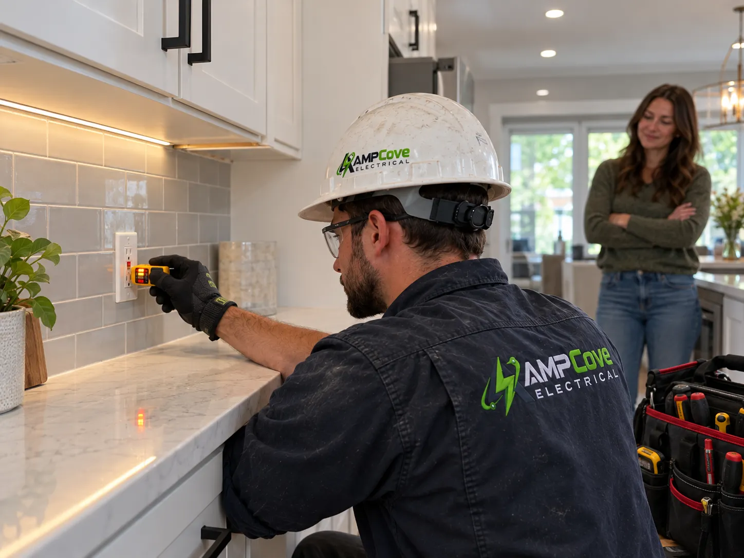 Final testing on a completed electrical installation
